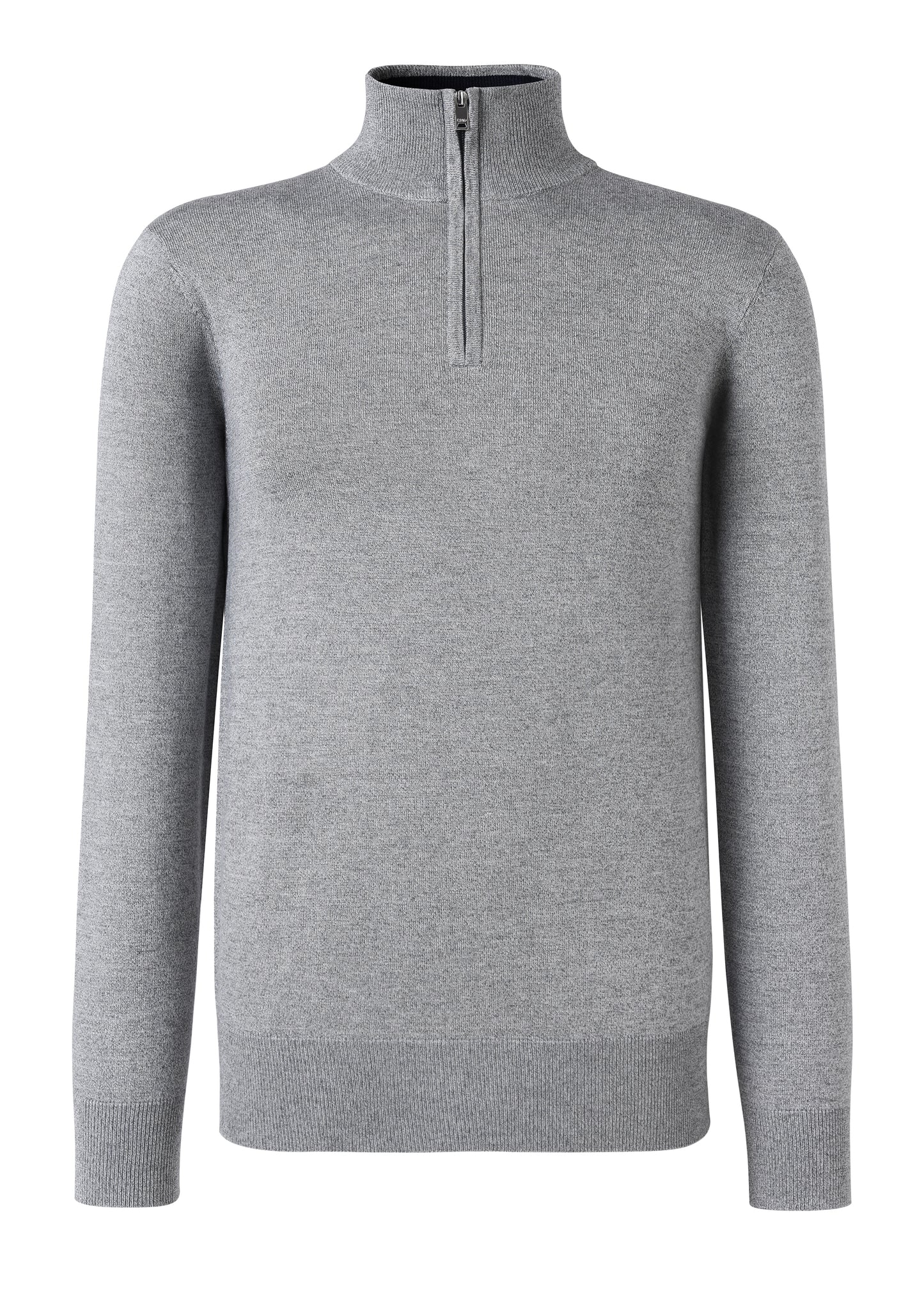 Light Grey Q Zip