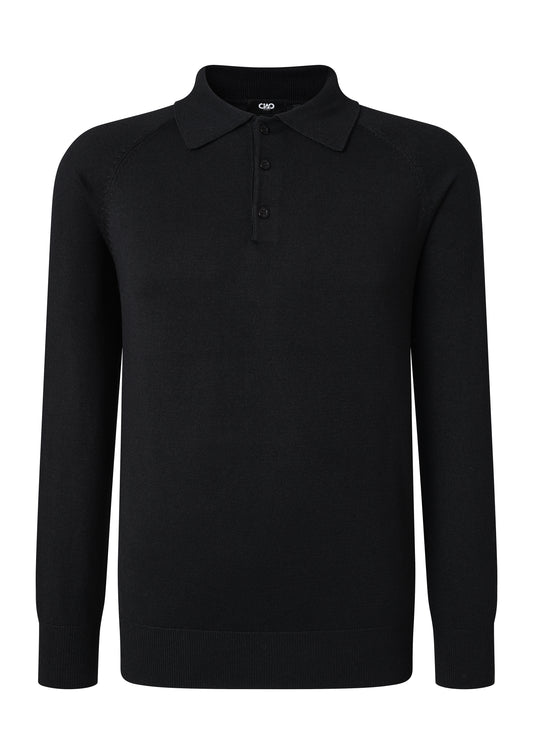 Black Leisure Polo